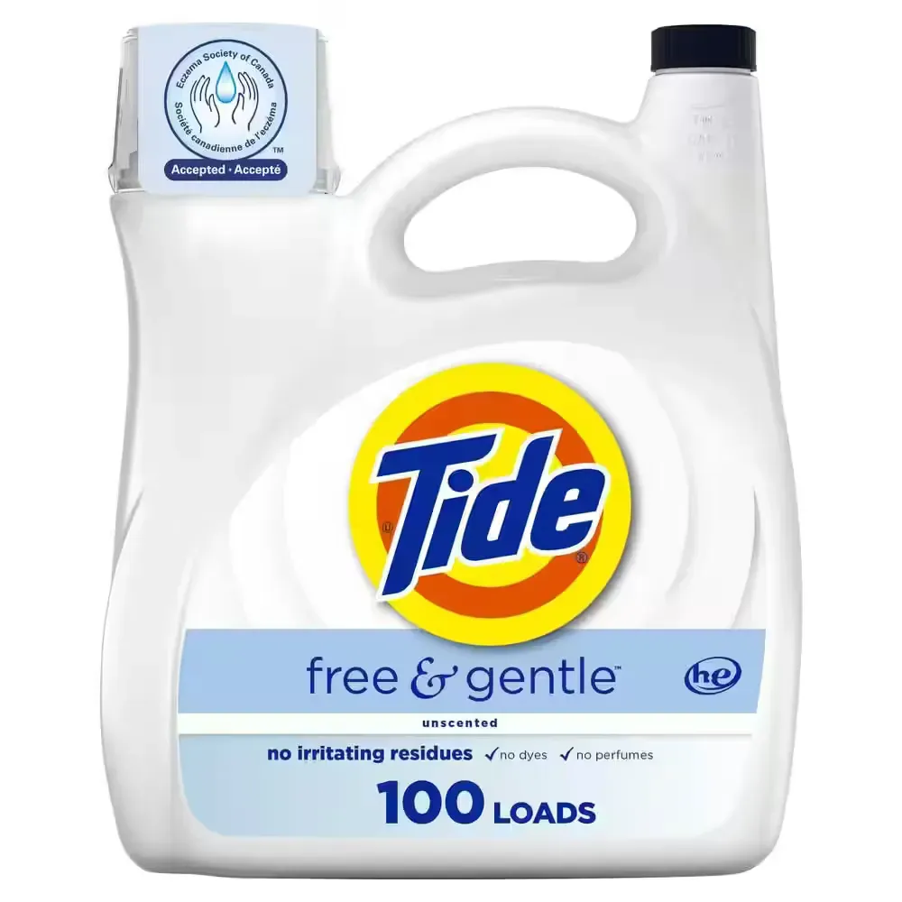***pack of 3***Free and Gentle Liquid Laundry Detergent, 100-Loads, 132 fl. oz. - image 1