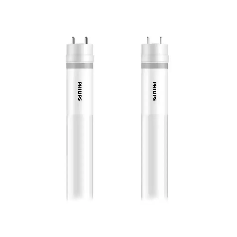 32-Watt Equivalent 48 in. T8 Type B Ballast Bypass Direct Wire Tube Selectable White LED Linear Light Bulb (2-Pack) - image 1
