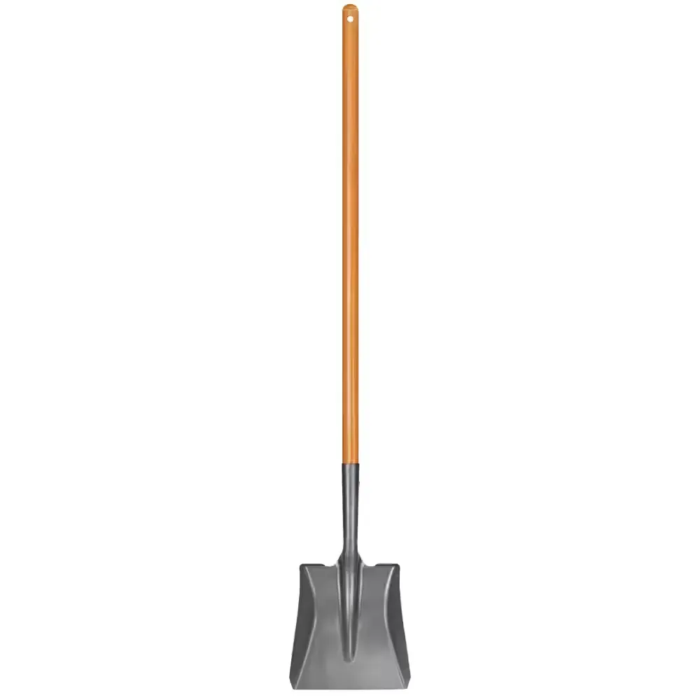 47 in. Wood Handle Carbon Steel Transfer Shovel - image 1