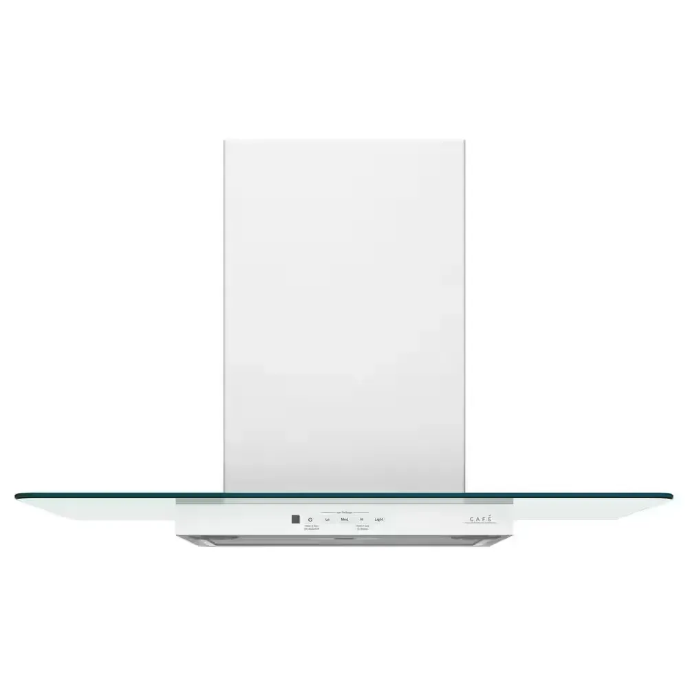 30 in. Wall Mount Range Hood with Light in Matte White, Fingerprint Resistant - image 1