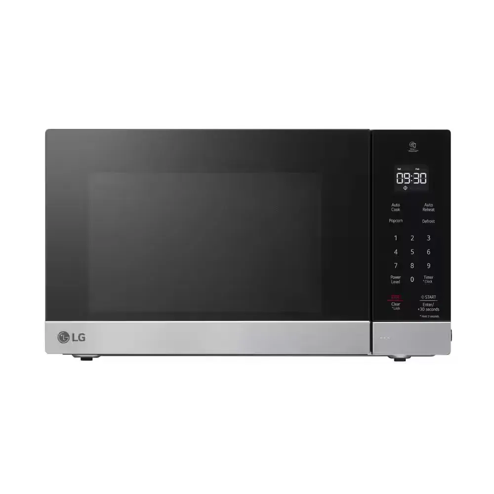 NeoChef 0.9 cu. ft. 1000-Watt Countertop Microwave in Stainless Steel with Smart Inverter - image 1