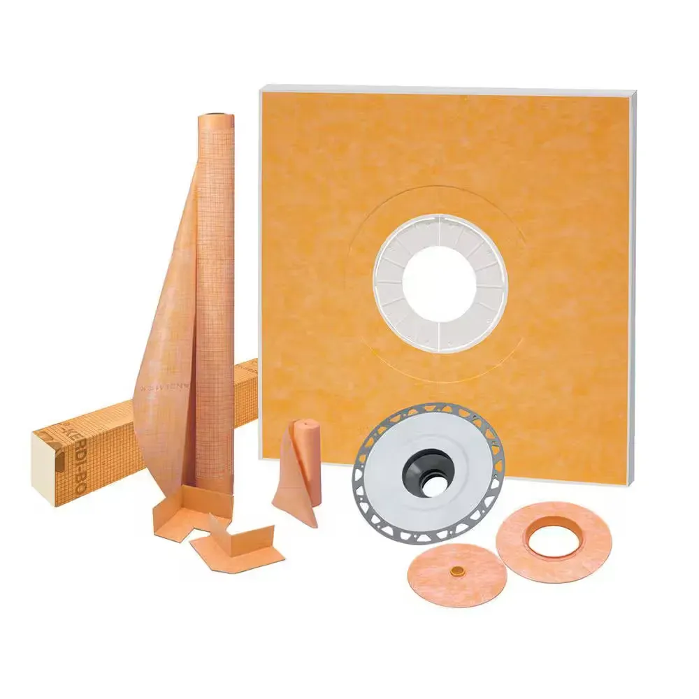 Kerdi-Shower 48 in. x 48 in. Shower Kit with PVC Flange - image 1