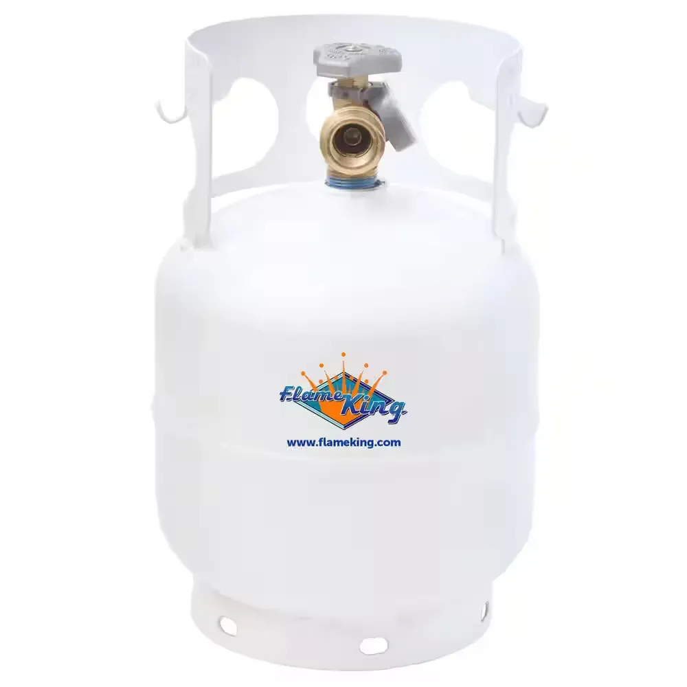 5 lbs. Refillable Steel Propane Tank Cylinder with OPD Valve and Built-In Site Gauge - image 1
