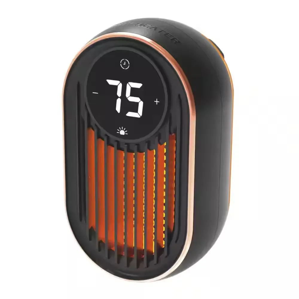 3296 BTU 800-Watt 6.9 in Copper Core Plug-In Personal Ceramic Radiant Electric Heater - image 1