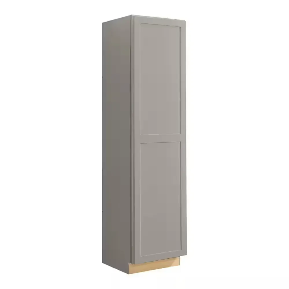 Avondale 24 in. W x 96 in. H x 24 in. D Ready To Assemble Plywood Shaker Utility Pantry Cabinet in Dove Gray - image 1