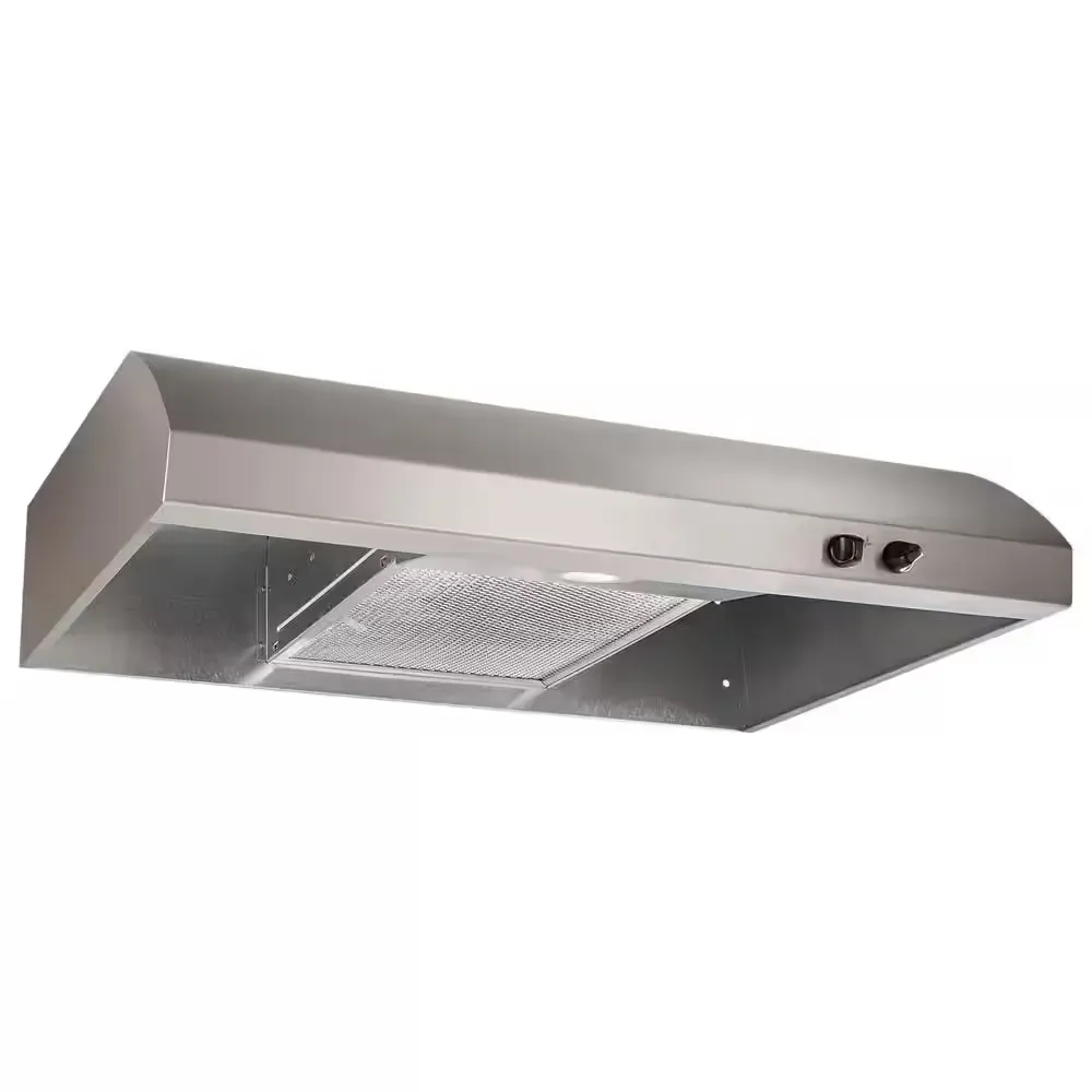 AR1 Series 30 in. 270 Max Blower CFM 4-Way Convertible Under-Cabinet Range Hood with Light in Stainless Steel - image 1