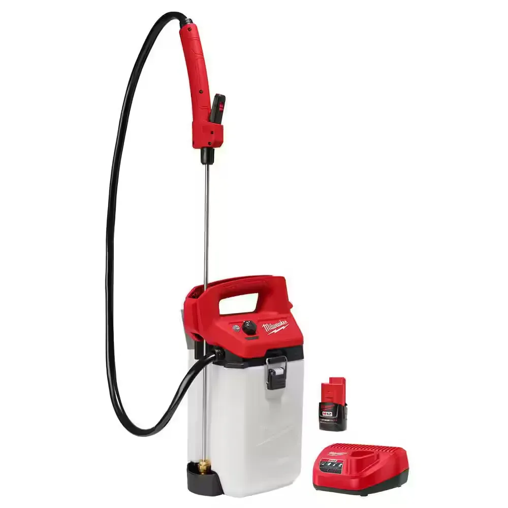*** It's missing the tube.*** M12 12-Volt 2 Gal. Lithium-Ion Cordless Handheld Sprayer Kit with 2.0 Ah Battery and Charger - image 1