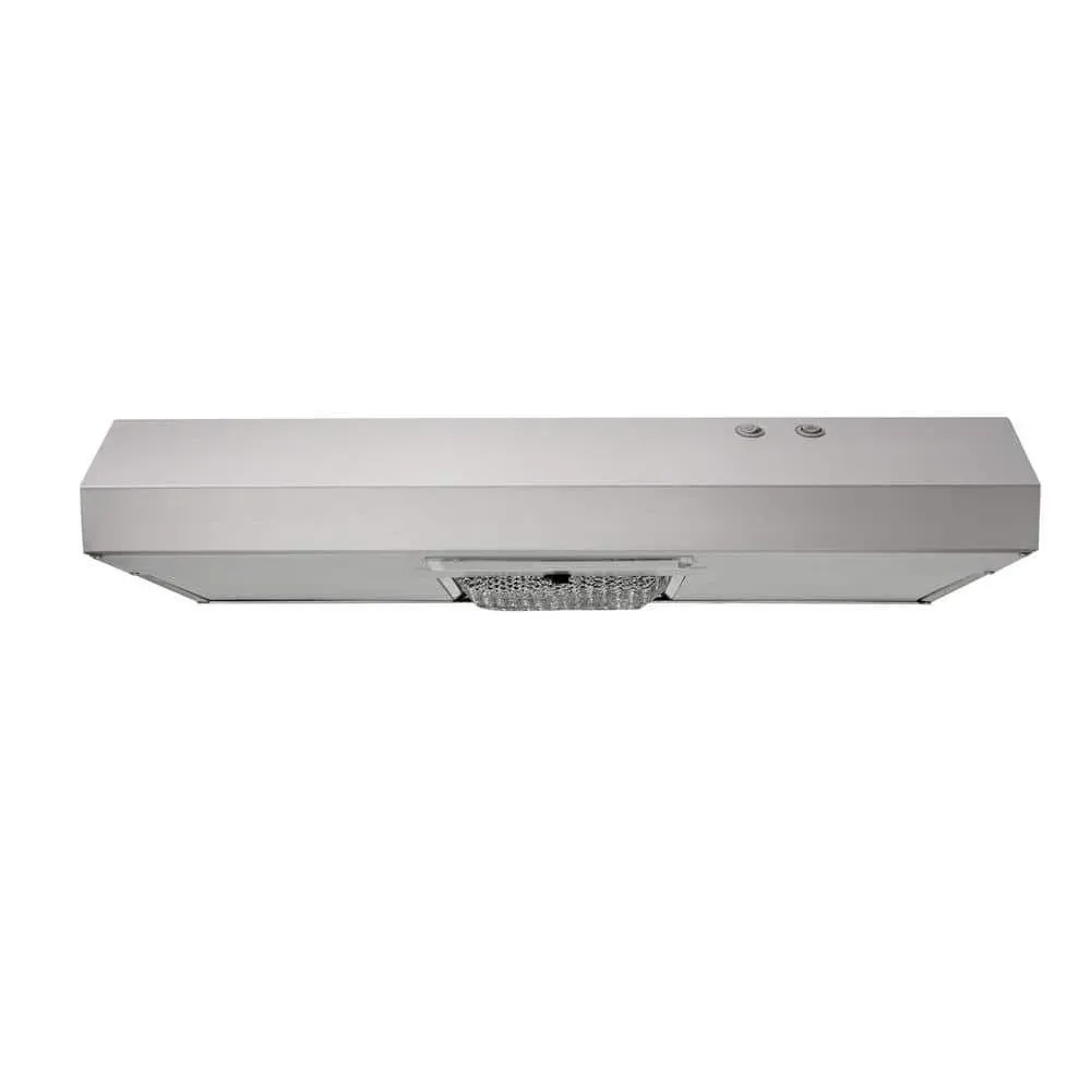 Vissani Arno 30 in. 240 CFM Convertible Under Cabinet Range Hood in Stainless Steel with Lighting and Charcoal Filter - image 1