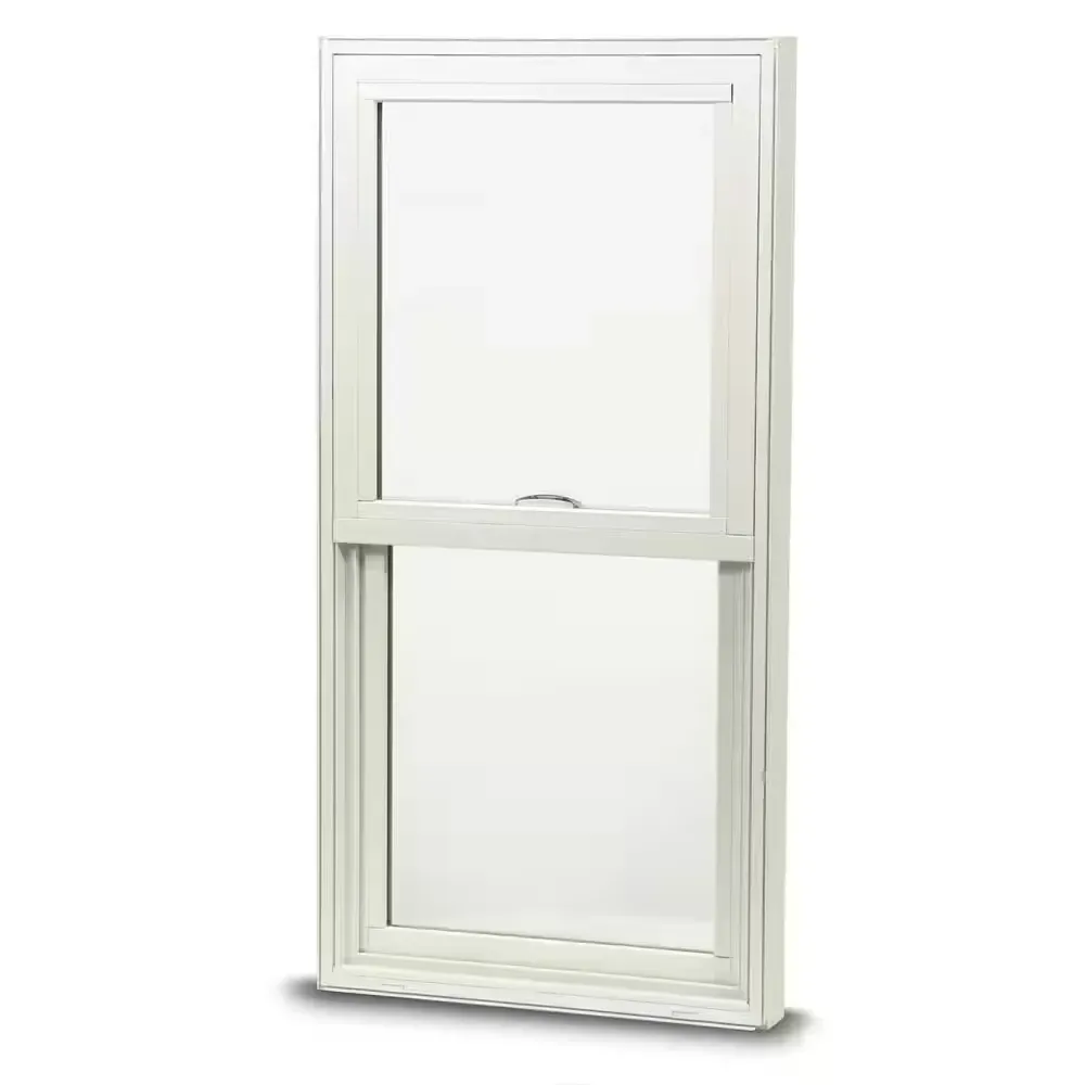 32 in. x 46 in. 100 Series White Single Hung Insert Replacement Composite Window with Low-E Glass, White Int & Hardware - image 1