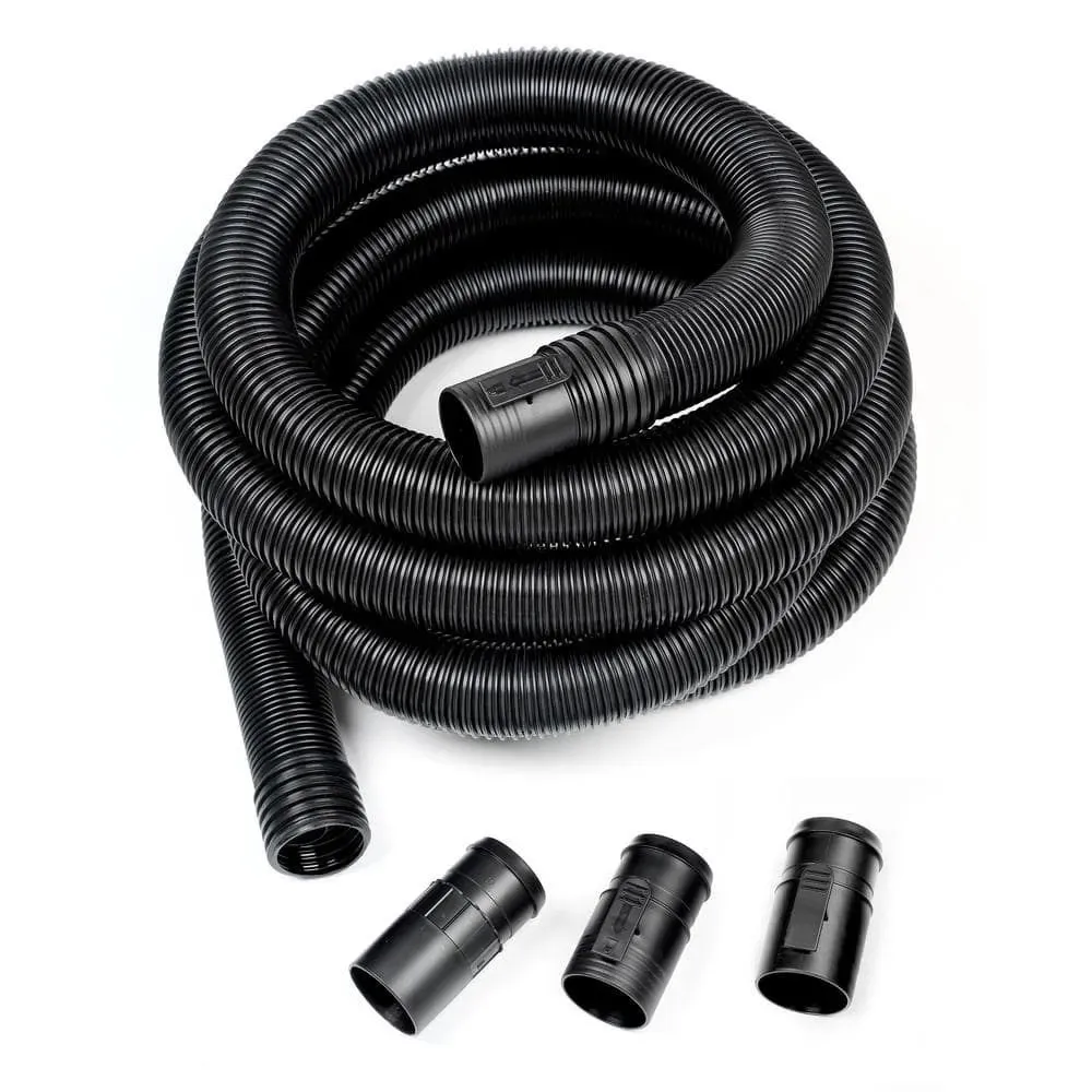 RIDGID 2-1/2 in. x 20 ft. LA2522 DUAL-FLEX Locking Vacuum Hose Kit Accessory Shop Vacuum Attachment for RIDGID Wet Dry Vacs - image 1