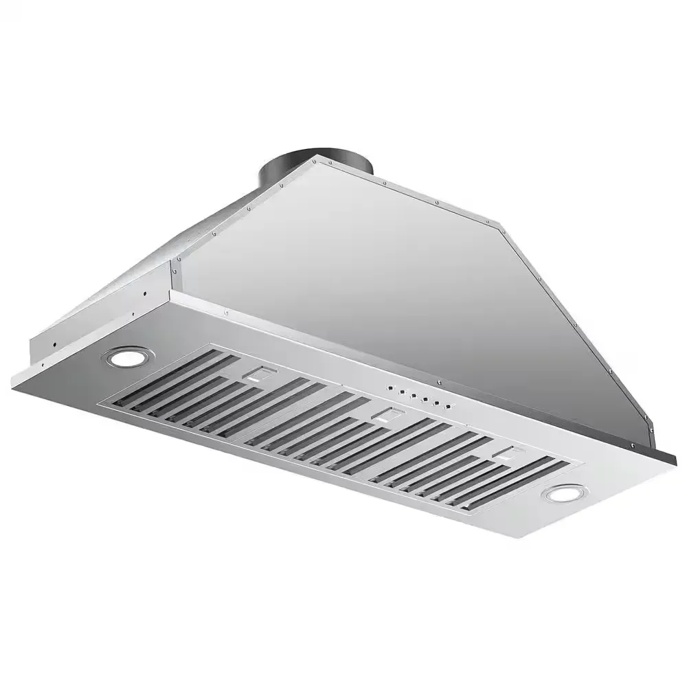36 in. 400 CFM Convertible Insert Range Hood with Low Noise,Long-Term Warranty,4-Speed Control,Lights in Stainless Steel - image 1