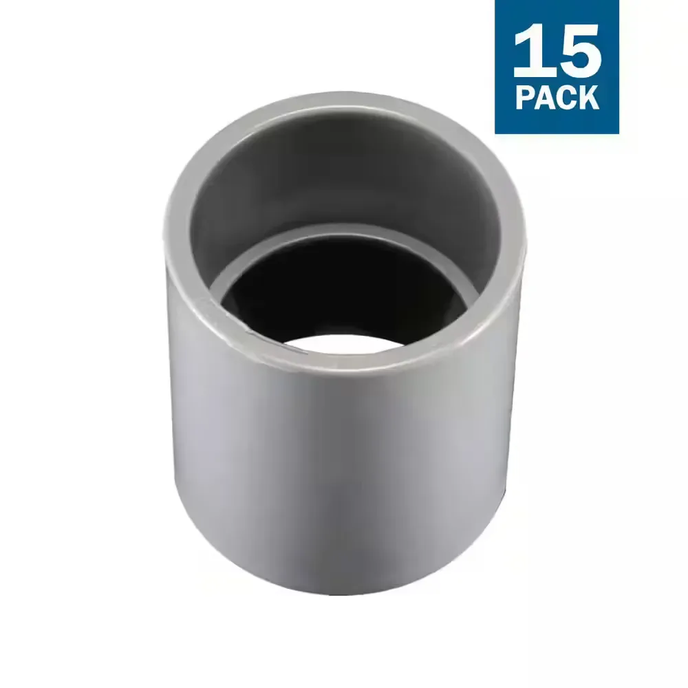 ***pack of 8***3/4 in. Schedule 40-Standard Center Stop PVC Coupling, (15-Pack) - image 1