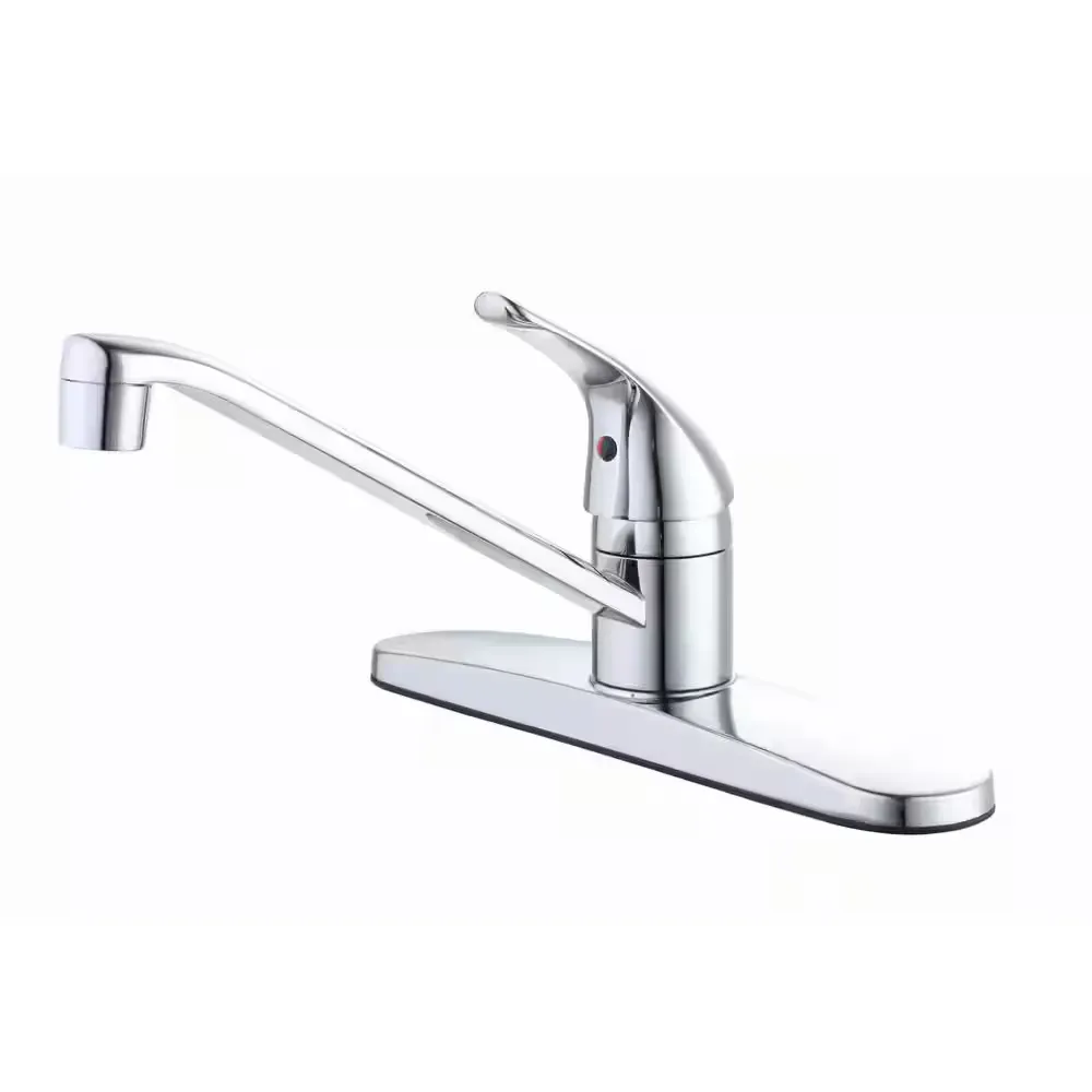 Single Handle Standard Kitchen Faucet in Polished Chrome - image 1