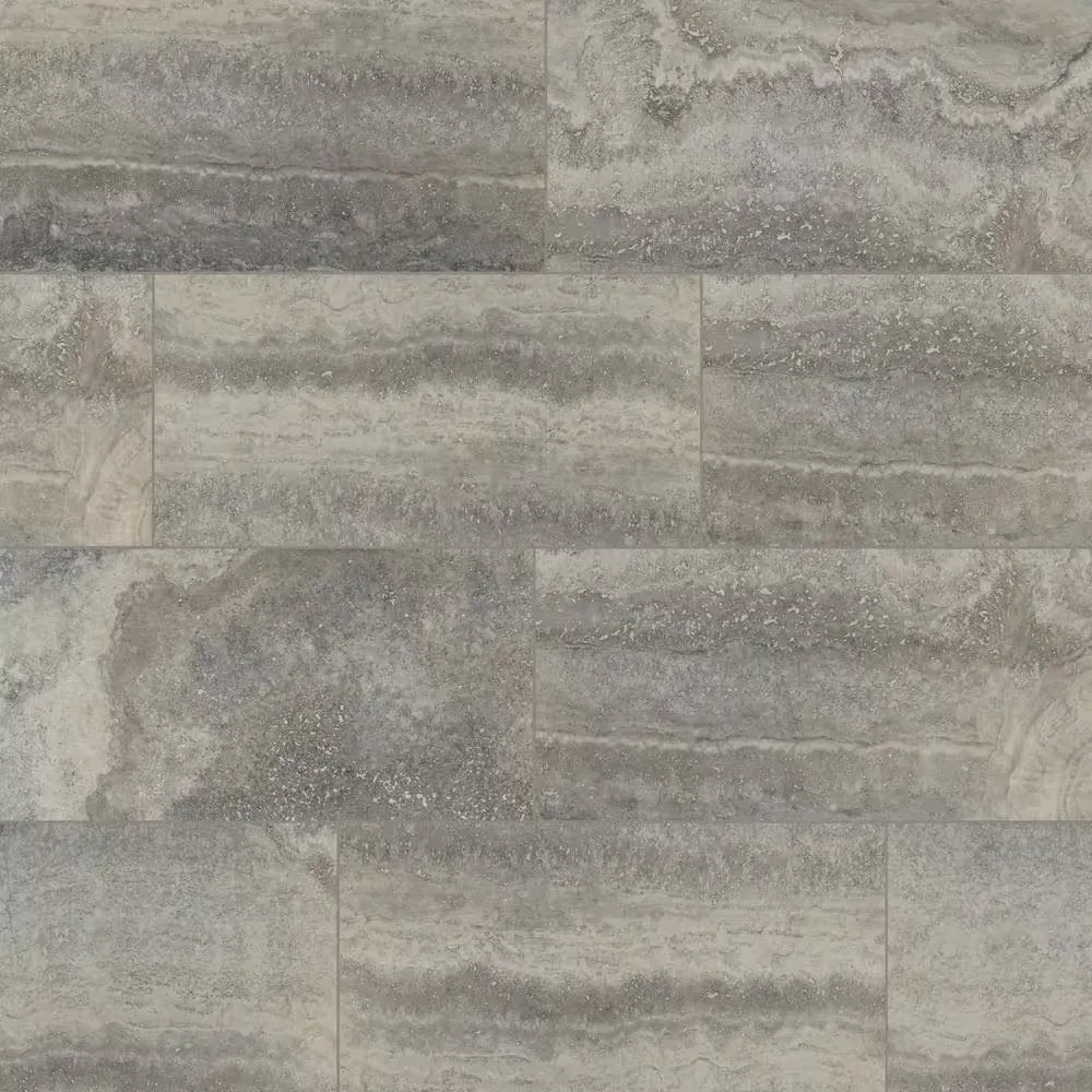 *** case of 32(512sq. ft./Case)***Tuscany Azul 12 in. x 24 in. Polished Porcelain Travertine Look Floor and Wall Tile (16 sq. ft./Case) - image 1