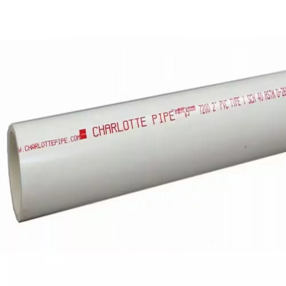 4 in. x 10 ft. PVC Schedule 40 DWV Pipe - image 1
