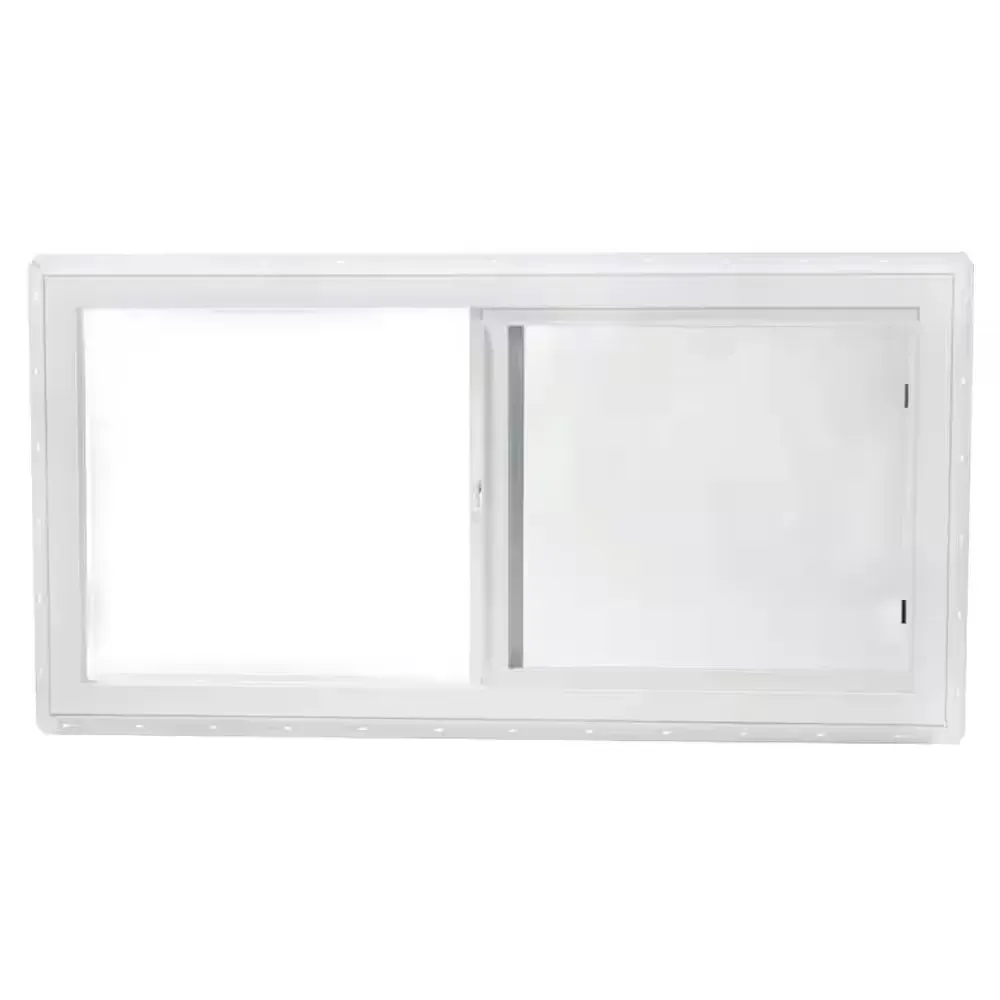 48 in. x 24 in. White Left-Hand Double-Pane Insulated Glass Vinyl Sliding Window with Screen - image 1