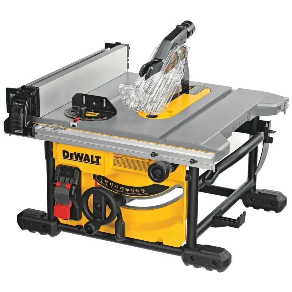 DEWALT 15 Amp Corded 8-1/4 in. Compact Portable Jobsite Tablesaw (Stand Not Included) - image 1