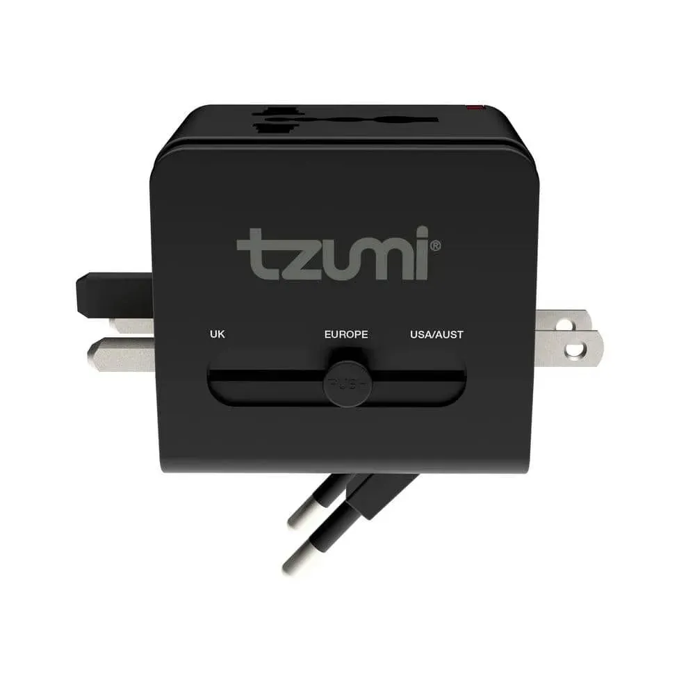 Tzumi Dual USB and USB-C Travel Adapter - image 1