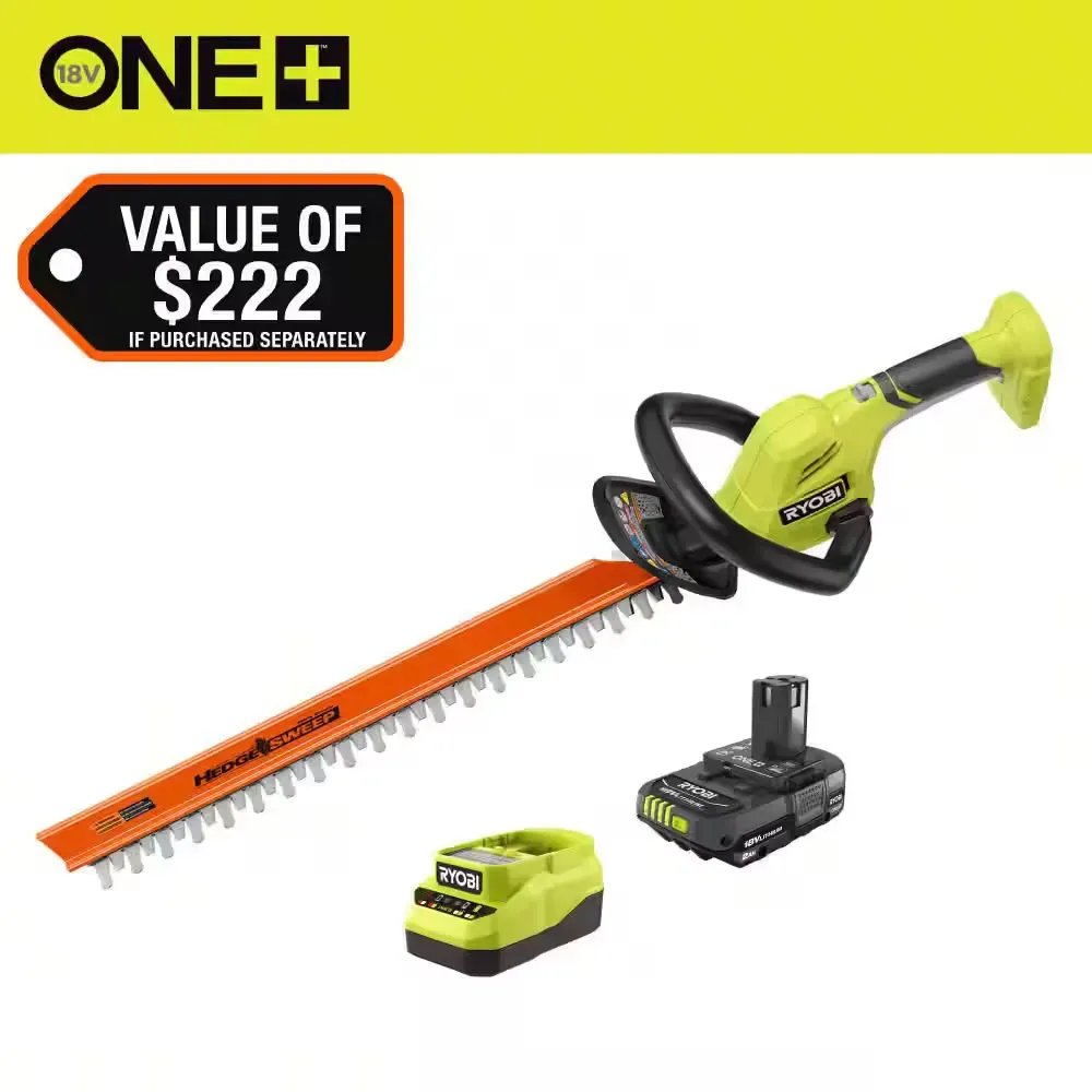 ***Not working ***ONE+ 18V 22 in. Lithium-Ion Cordless Hedge Trimmer with 2.0 Ah Battery and Charger - image 1