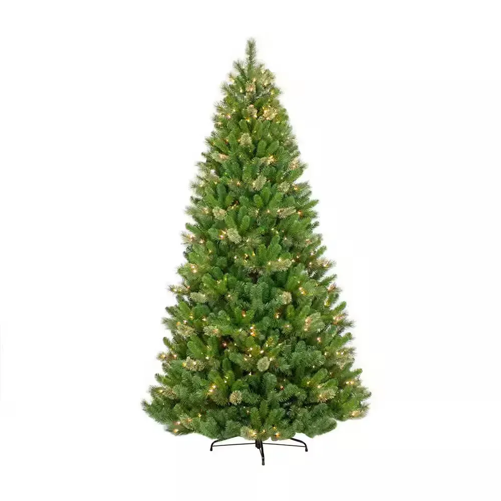 7.5 ft. Prelit Teton Pine Artificial Christmas Tree with 600 Clear Lights - image 1