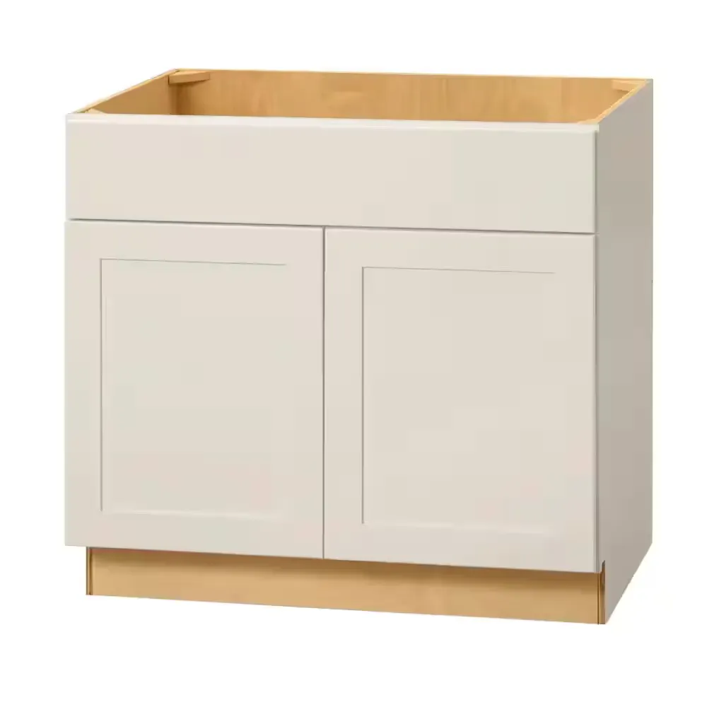 Avondale 36 in. W x 24 in. D x 34.5 in. H Ready to Assemble Plywood Shaker Sink Base Kitchen Cabinet in Antique White - image 3