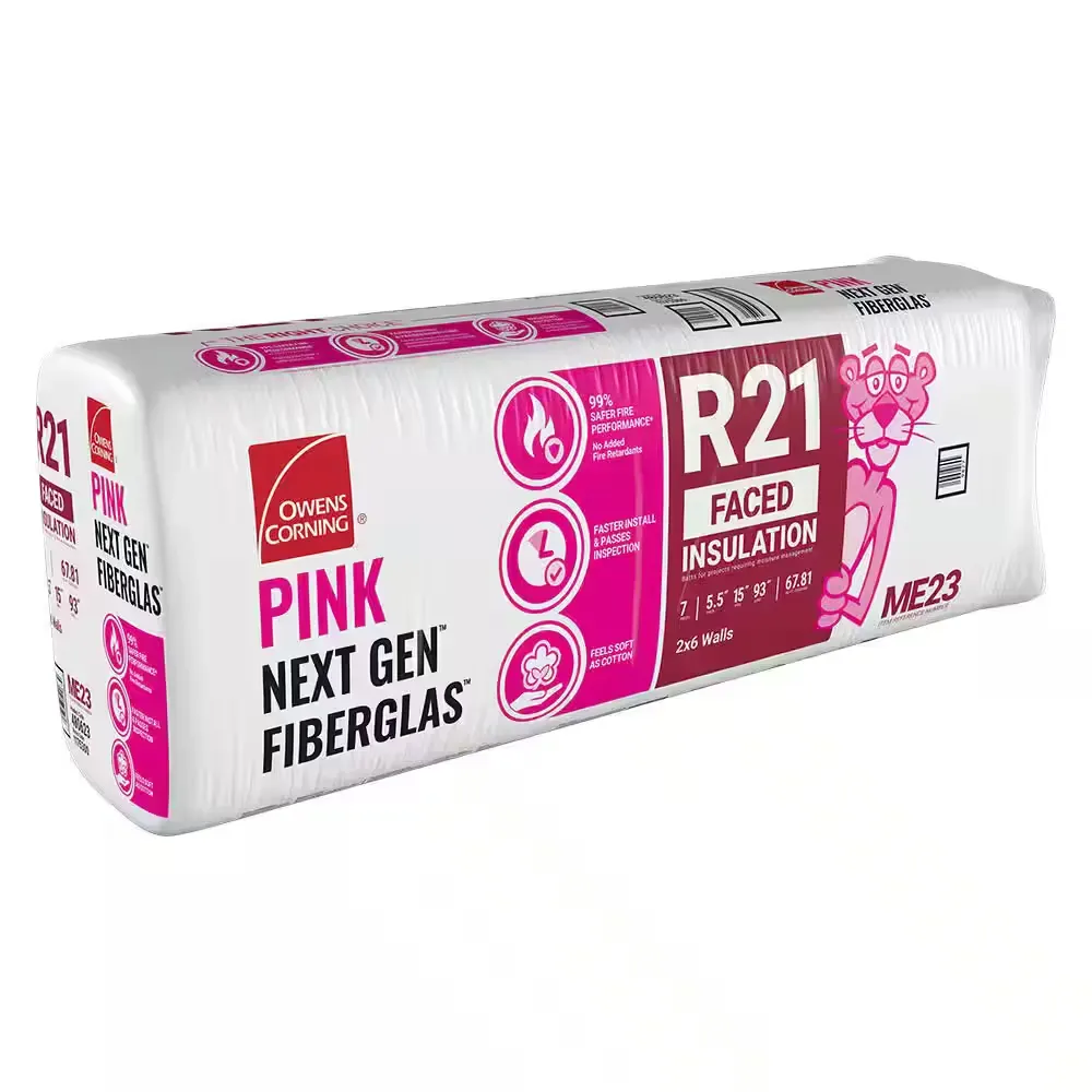 **pack of 7**R-21 Faced Fiberglass Insulation Batt 15 in. x 93 in. (1 Bag) - image 2