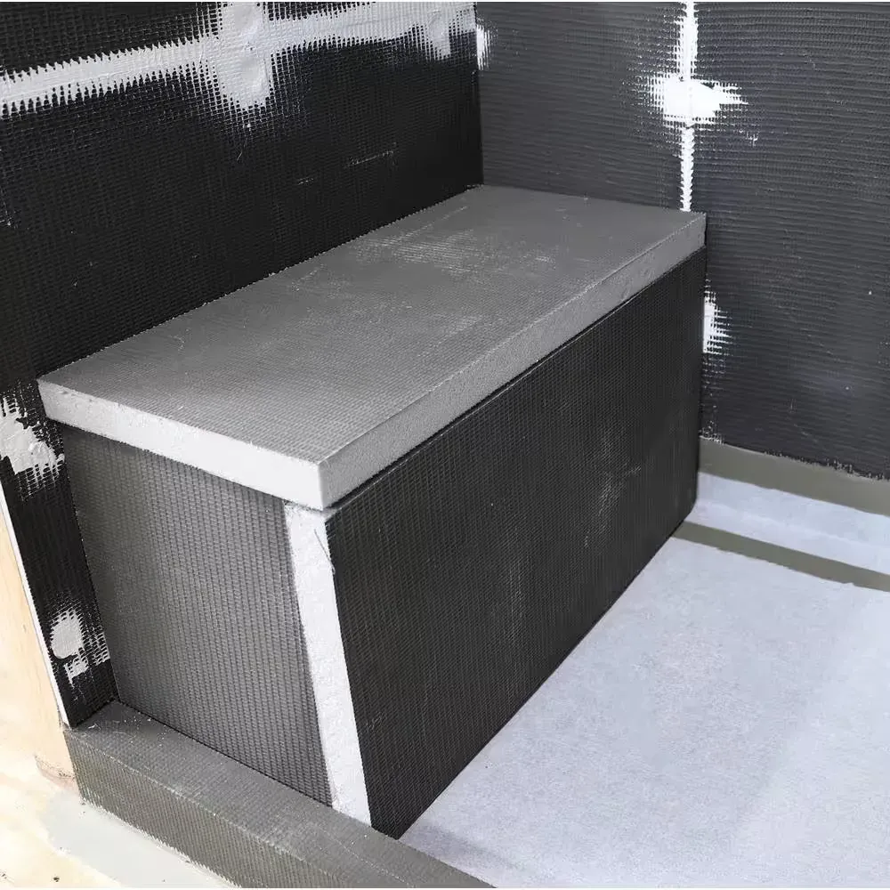 Watershield Shower System 24 in. x 48 in. x 2 in. XPS Waterproof Backer Board for Rectangular Shower Benches - image 1