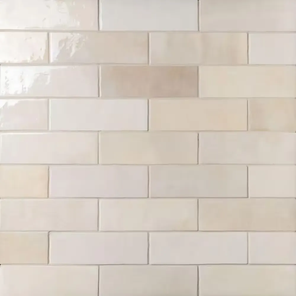 *** case of 13(138.32sq. ft./Case)Cloe Subway Glossy Creme 2.5 in. x 8 in. Handmade-Look Ceramic Wall Tile (10.64 sq. ft./Case) - image 1