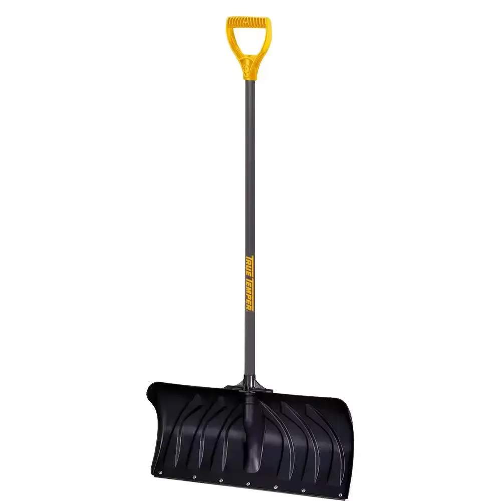 38.3 in. Steel Handle Plastic Snow Shovel - image 1