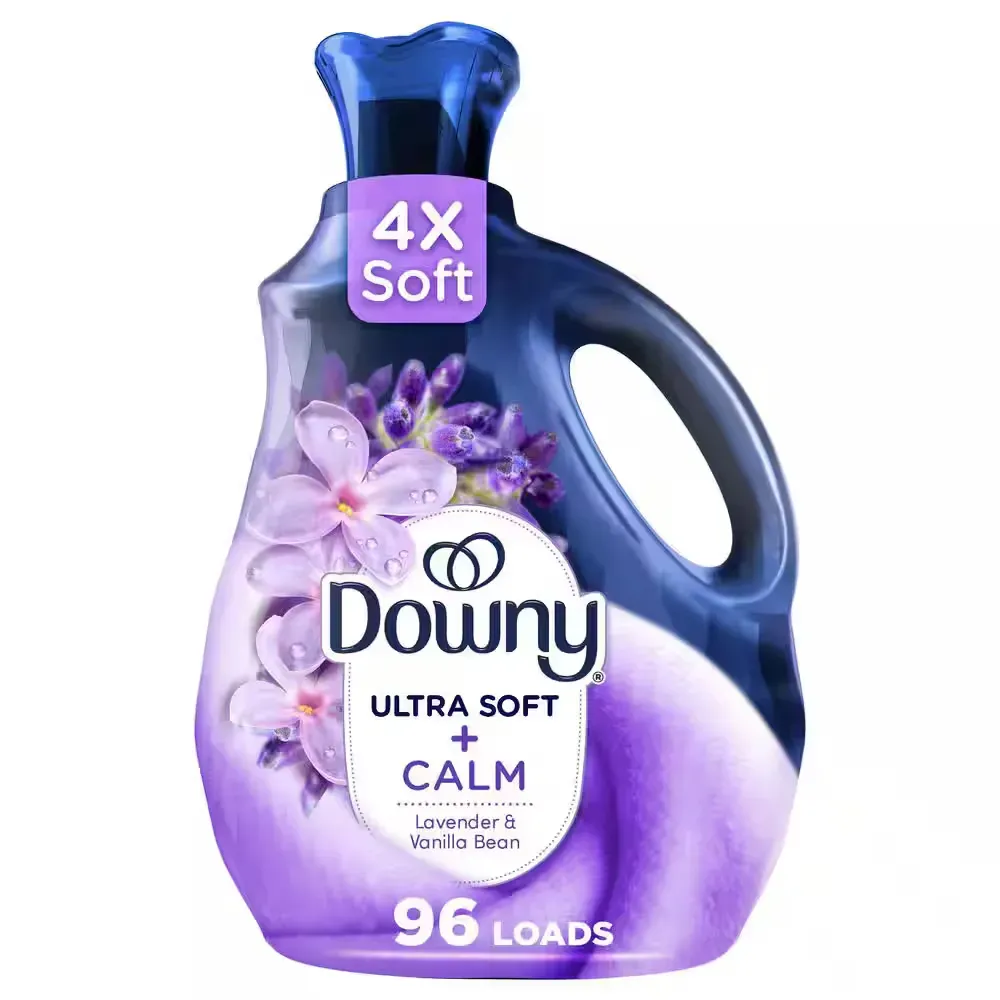 Ultra Soft and Calm Lavender Vanilla Bean Scent Liquid Fabric Softener, 96-Loads, 64 fl. oz. - image 1