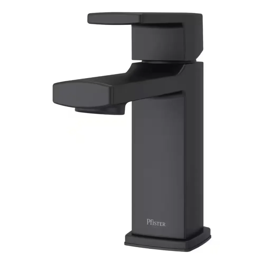 Deckard Single-Handle Single Hole Bathroom Faucet in Matte Black - image 2