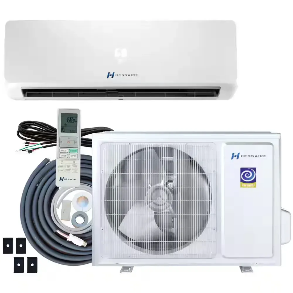 DIY 22 SEER2 12,000 BTU Wi-Fi 1-Ton Ductless Mini Split Air Conditioner and Heat Pump Variable Speed Inverter-115-Volt - image 1