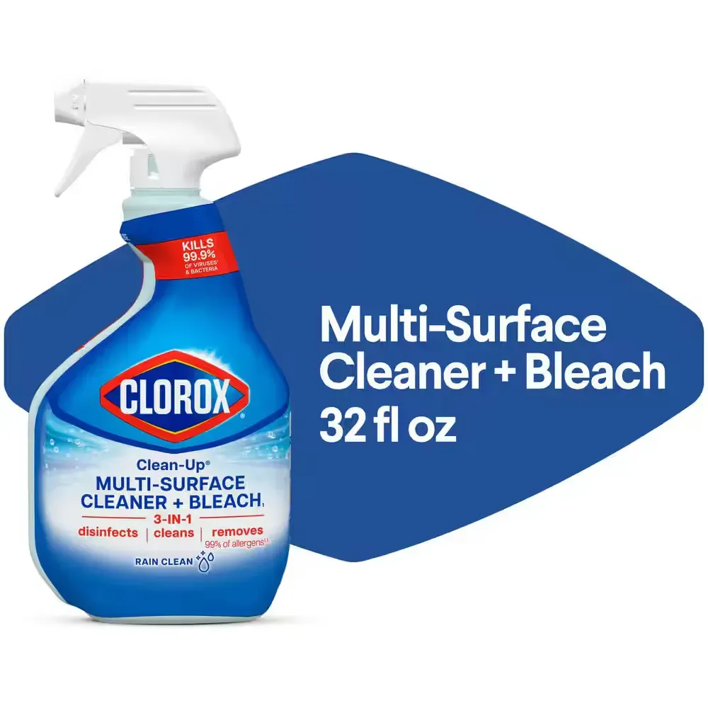 *** Pack of 6 *** Clean-Up 32 oz. Rain Clean Scent All-Purpose Cleaner with Bleach Spray - image 1