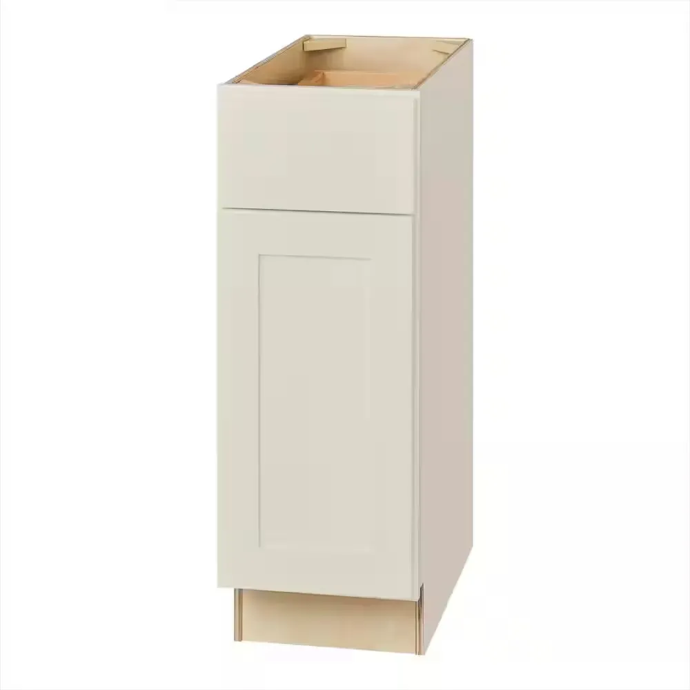 Avondale 12 in. W x 24 in. D x 34.5 in. H Ready to Assemble Plywood Shaker Base Kitchen Cabinet in Antique White - image 1