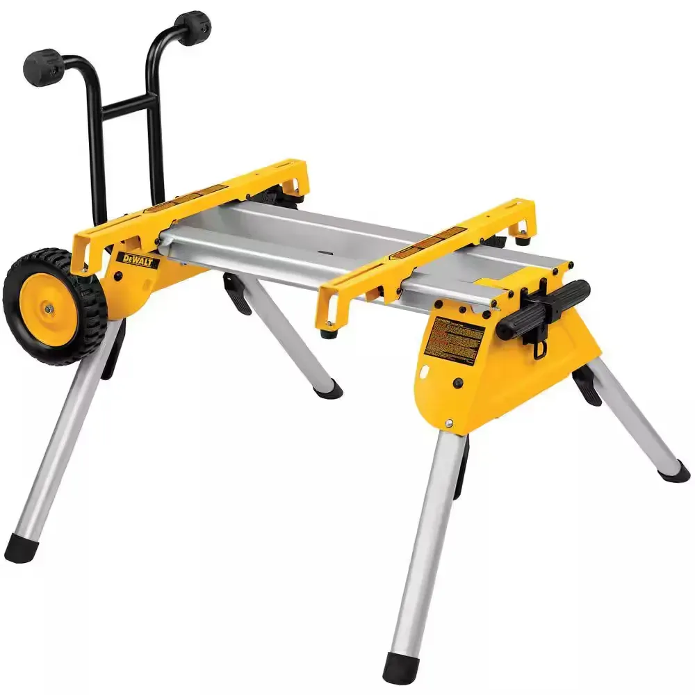 33 lbs. Heavy Duty Rolling Table Saw Stand with Quick-Connect Stand Brackets with 200lbs. Capacity - image 1