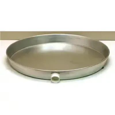 24 in. Aluminum Water Heater Pan with PVC Fitting - image 1