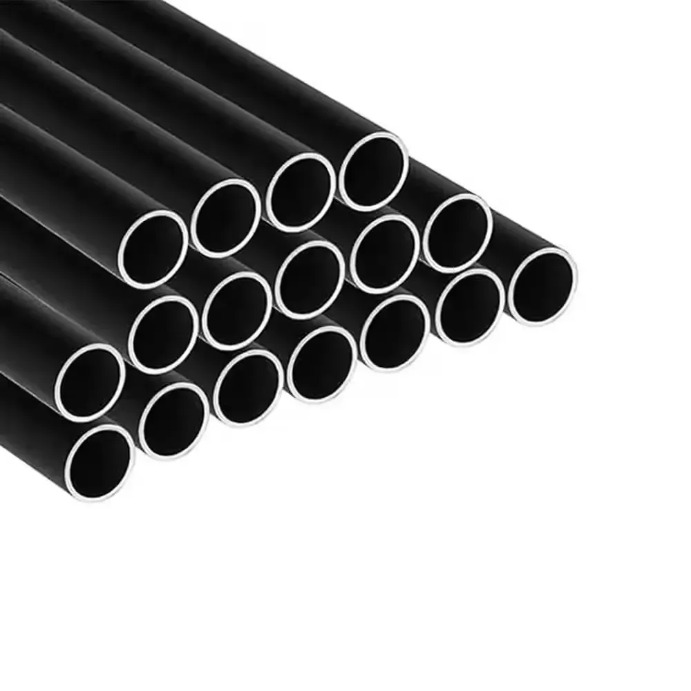 Metal Deck Balusters 36 x 3/4 Round Staircase Spindle Hollow Black 50-Pack for Railing Porch and Stairs - image 1