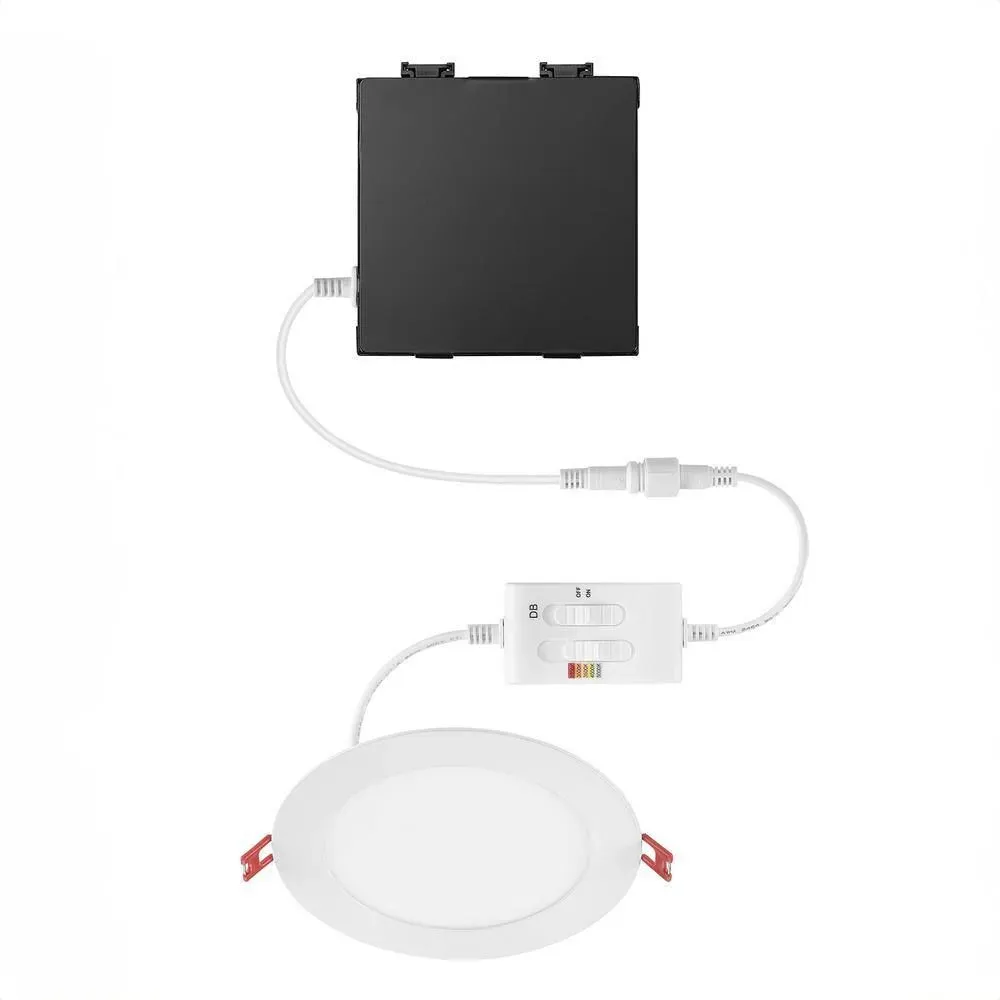 Elite Series 6 in. LED DuoBright, 3-Level Lumen Select, Ultraslim Canless Recessed Light, Adjustable CCT Plus - image 2