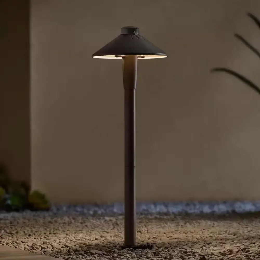 Clyde Park 210 Lumen Low Voltage Bronze Integrated LED Outdoor Landscape Weather Resistant Path Light (1-Pack) - image 1