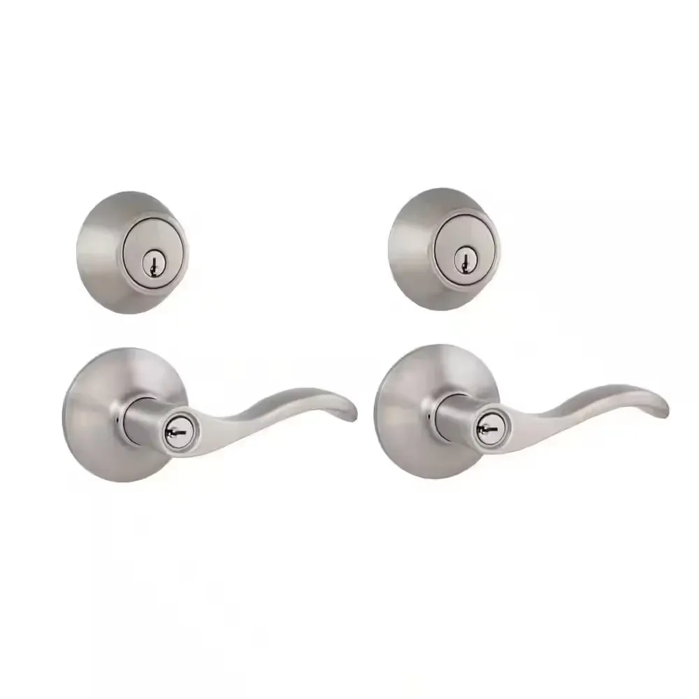 Naples Satin Nickel Single Cylinder Project Pack - image 1