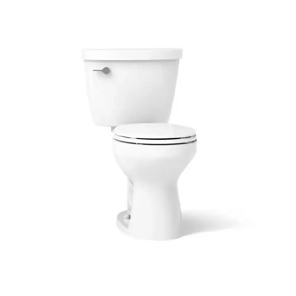 Purewash E580 Round Electric Bidet Seat and Cimarron 12 in. Toilet with Soft Close Seat Combo - image 1