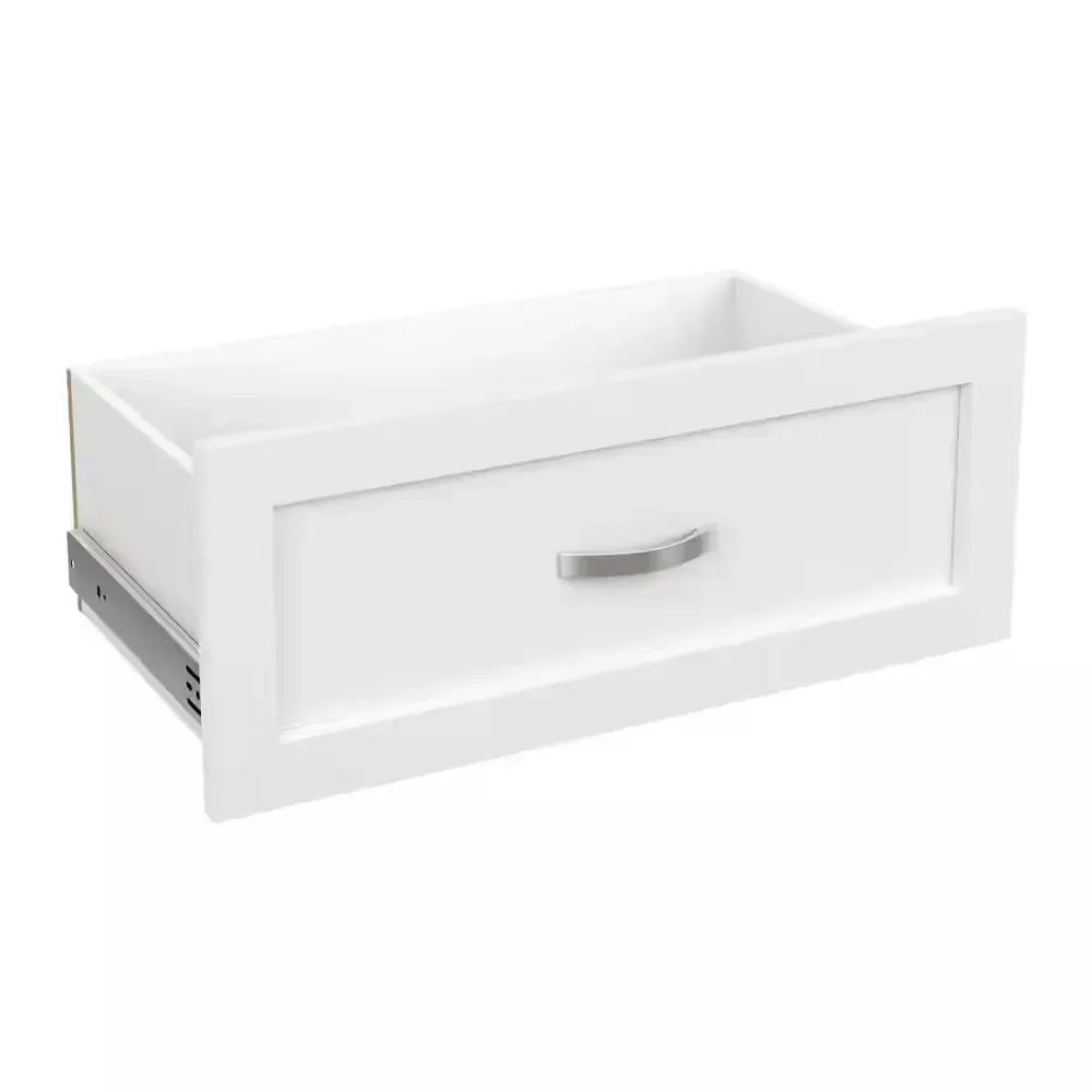 Style+ 10 in. H x 25 in. W White Shaker Drawer Kit for 25 in. W Style+ Tower - image 1