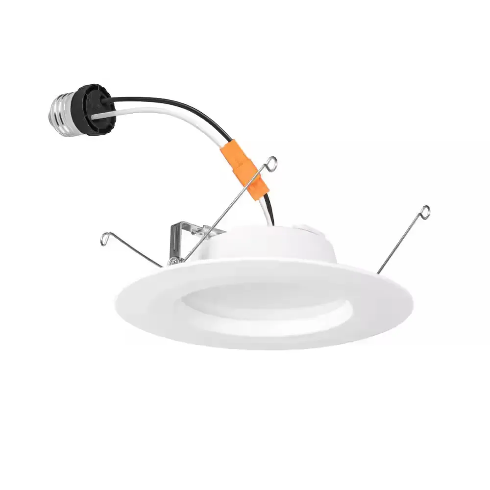 5/6 in. Integrated LED Recessed Retrofit Light Trim with Selectable Color Temperature CEC-T20, (1-Pack) - image 1