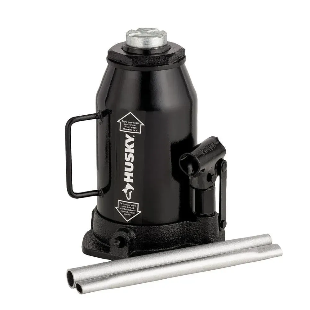 Husky 20-Ton Hydraulic Bottle Car Jack - image 1
