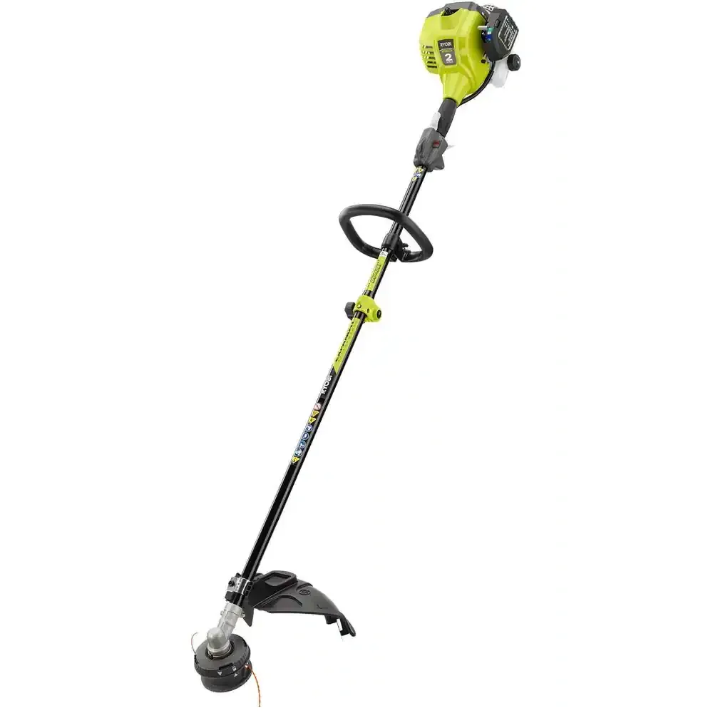 25 cc 2-Stroke Attachment Capable Full Crank Straight Gas Shaft String Trimmer - image 1