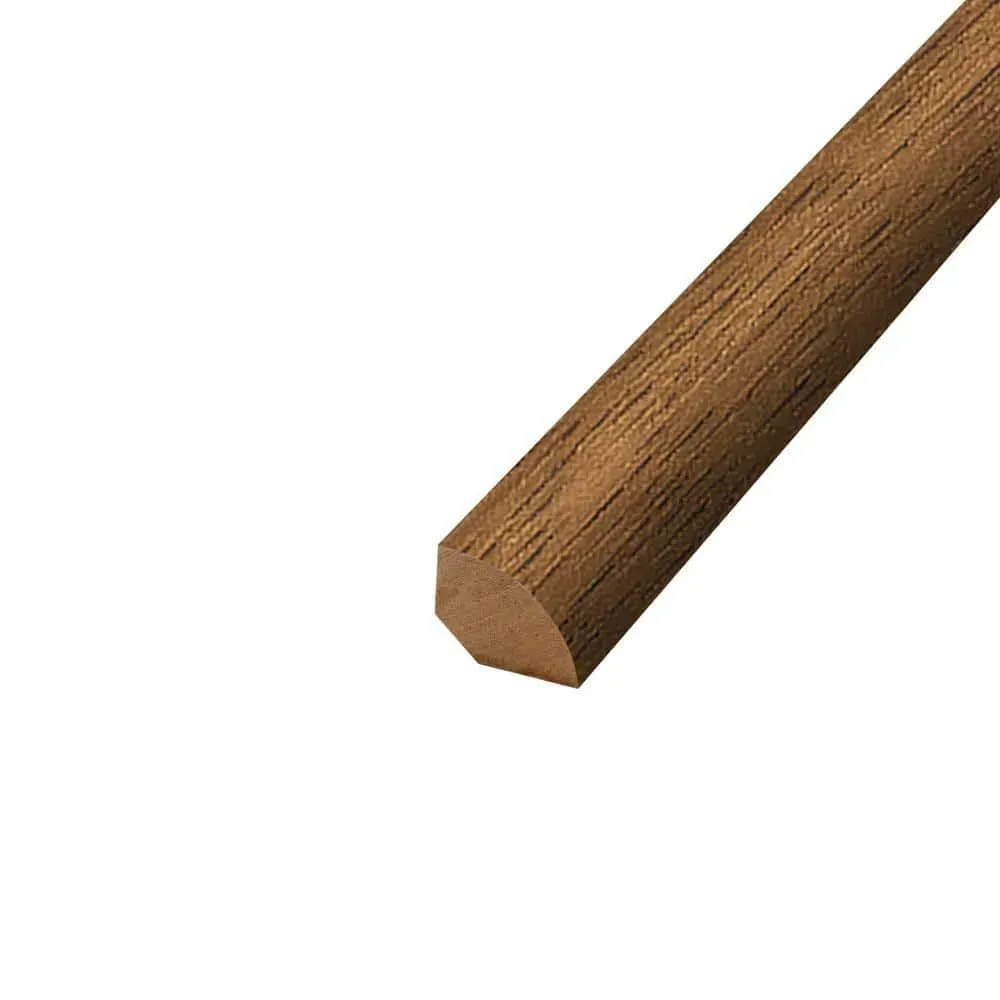 PERFORMANCE ACCESSORIES Hobbs Amber 0.62 in. T x 0.75 in. W x 94.5 in. L Textured Wood Look Laminate Moulding/Trim Quarter Round Molding - image 1