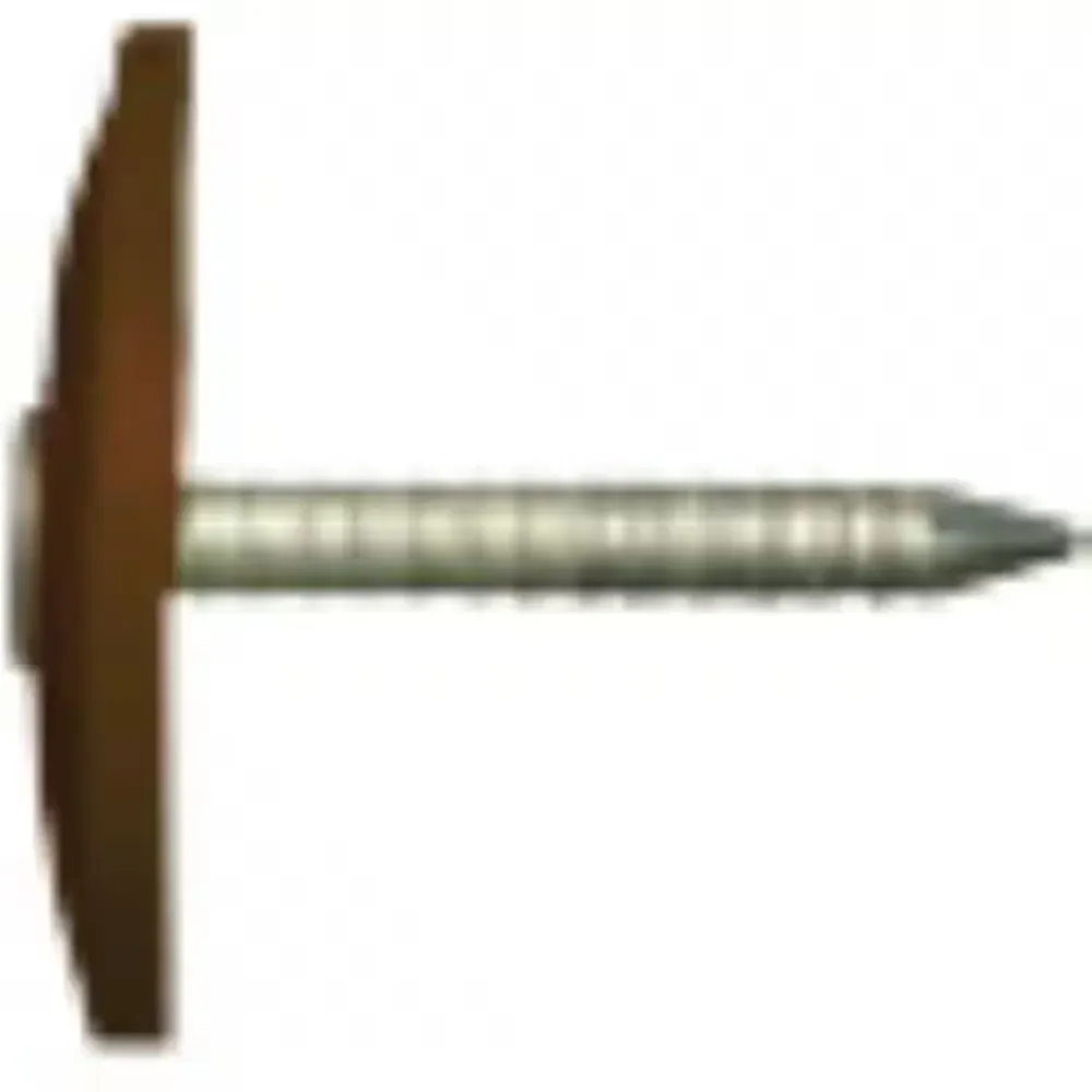 1 in. Electro Galvanized Plastic Cap Nail 3M Bucket - image 1