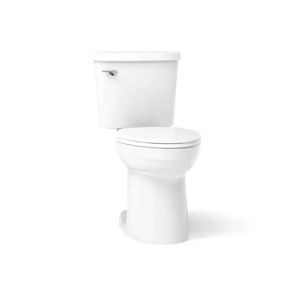 Joist 2-Piece Complete Solution 1.28 GPF Single Flush Elongated Toilet in White (Seat Included) - image 1