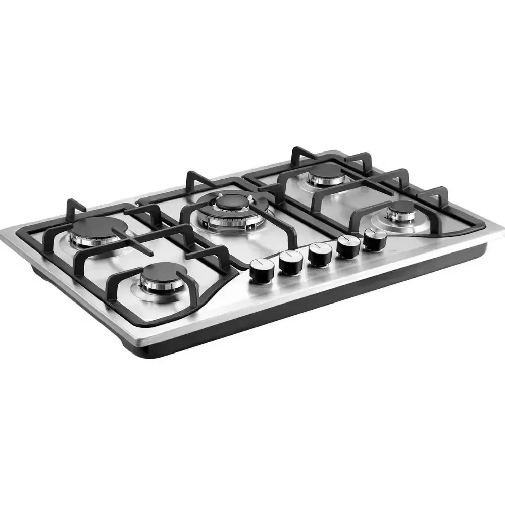 30 in. Gas Cooktop, Max 12250 BTU NG/LPG Convertible Stainless Steel Natural Gas Hob, 5 Burners Built-in Gas Stove Top - image 1