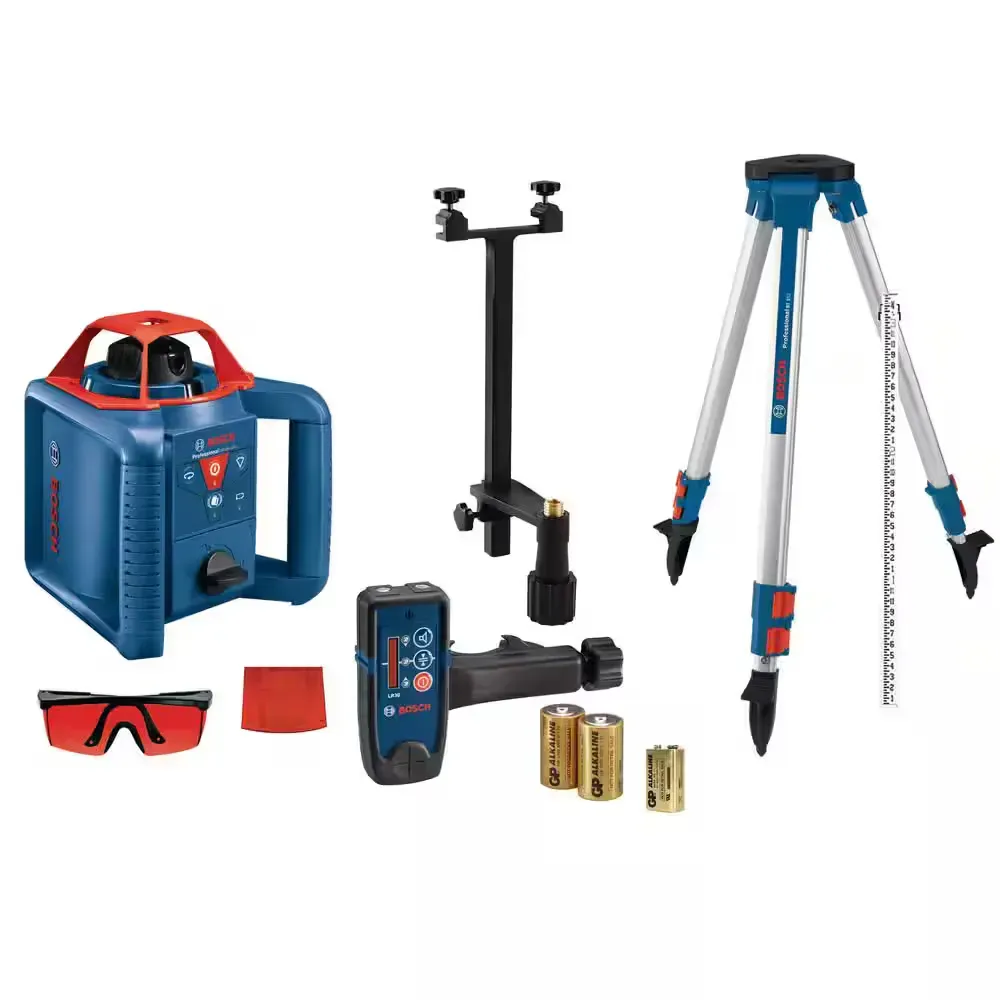 800 ft. Rotary Laser Level Complete Kit Self Leveling with Hard Carrying Case - image 1